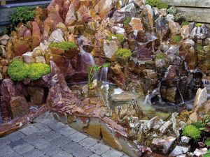 Waterval in de tuin