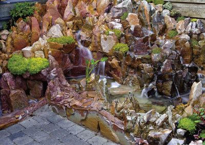 Waterval in de tuin